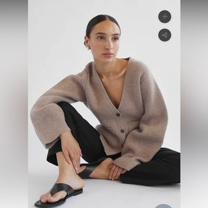 V neck cardigan (Khaite Scarlett cardigan “Dupe”)